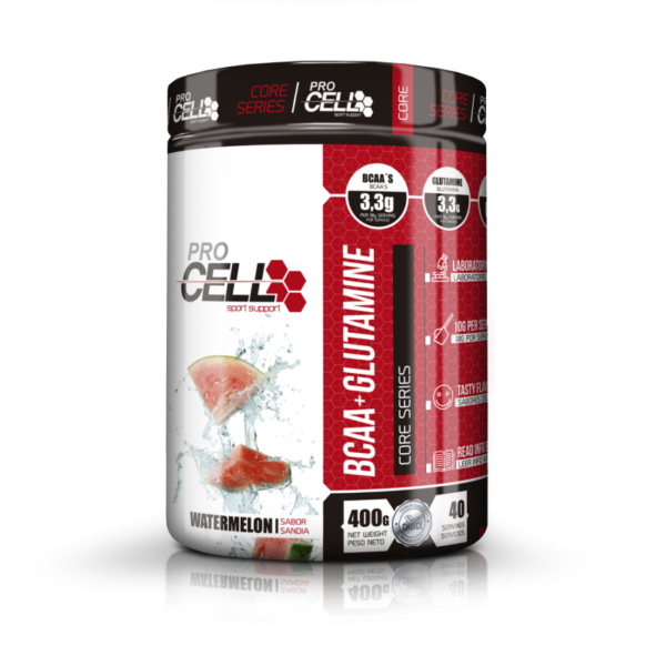 BCAA´S + GLUTAMINA 400G (Sabor Sandía)